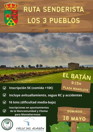 Imagen Ruta Senderista Los Tres Pueblos.