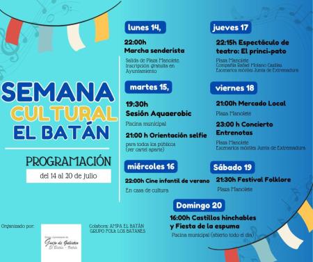 Imagen Semana Cultural El Batán 2025.