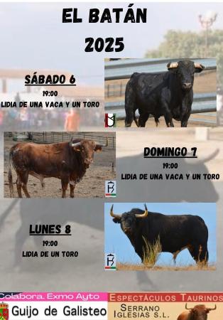 Imagen Festejos Taurinos El Batán 2025.