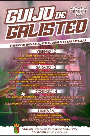 Imagen Fiestas Guijo de Galisteo 2025.
