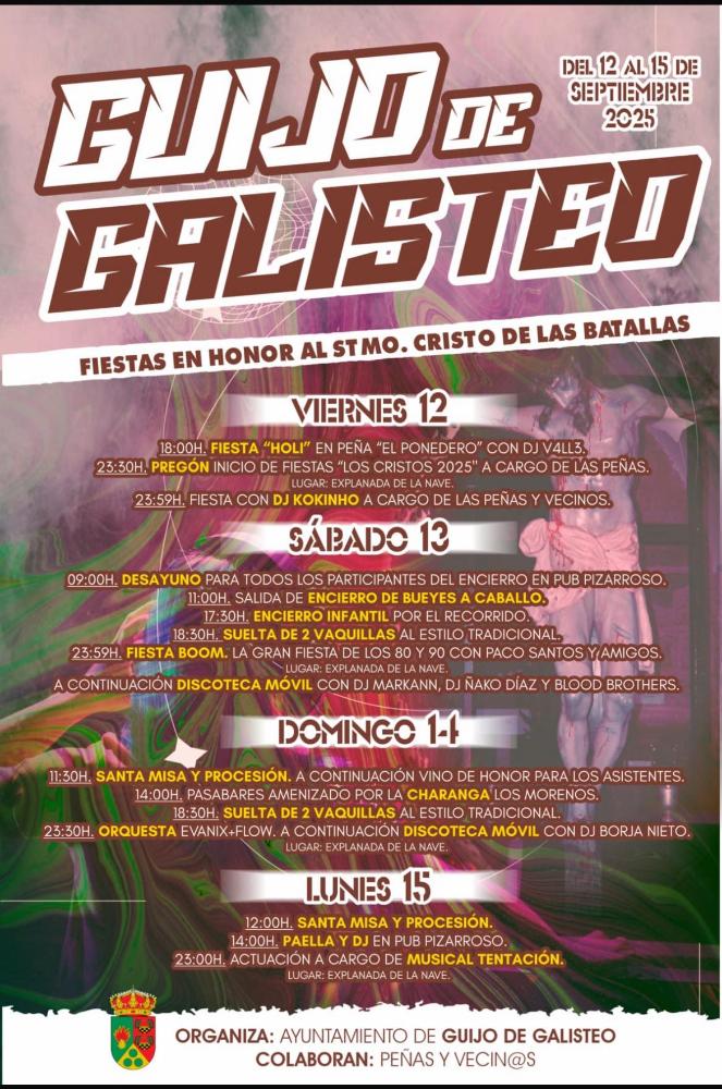 Imagen Fiestas Guijo de Galisteo 2025.