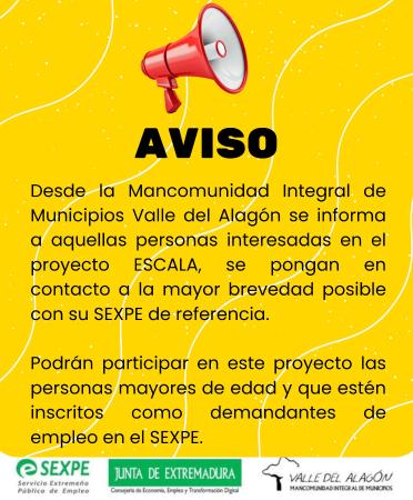 Imagen INFORMACIÓN PROYECTO ESCALA