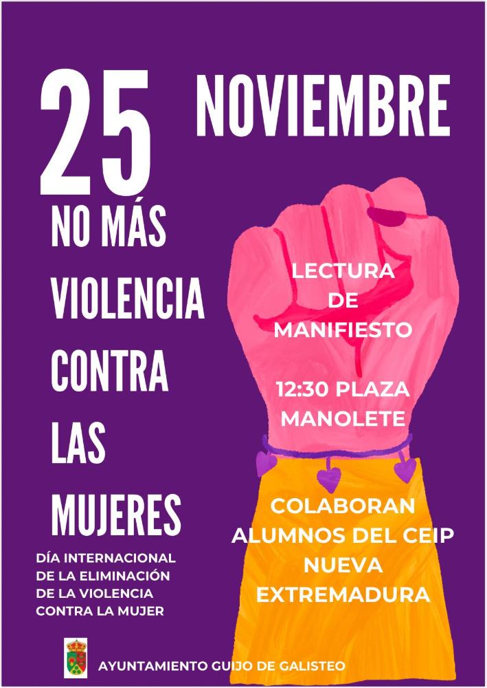 Imagen 25N DIA INTERNACIONAL DE LA ELIMINACIÓN DE LA VIOLENCIA CONTRA LA MUJER