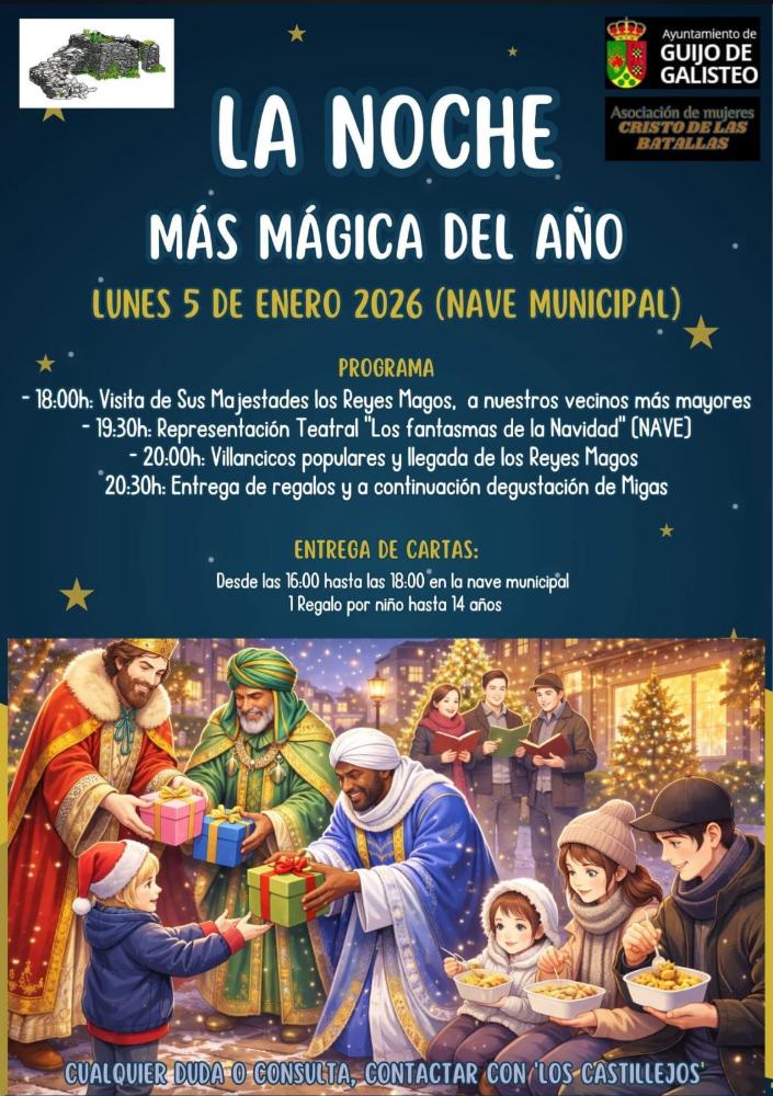 Imagen Recibimos a los Reyes Magos.