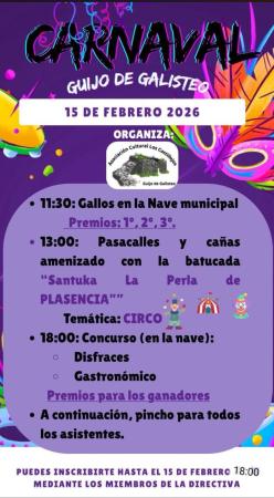 Imagen Carnaval en Guijo de Galisteo.