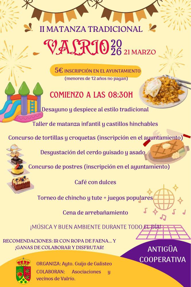 Imagen Ya tenemos fecha para la II Matanza tradicional de Valrio.