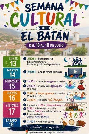 Imagen SEMANA CULTURAL EL BATÁN 2026