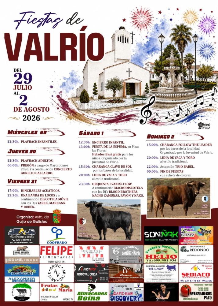 Imagen FIESTAS DE VALRÍO 2026