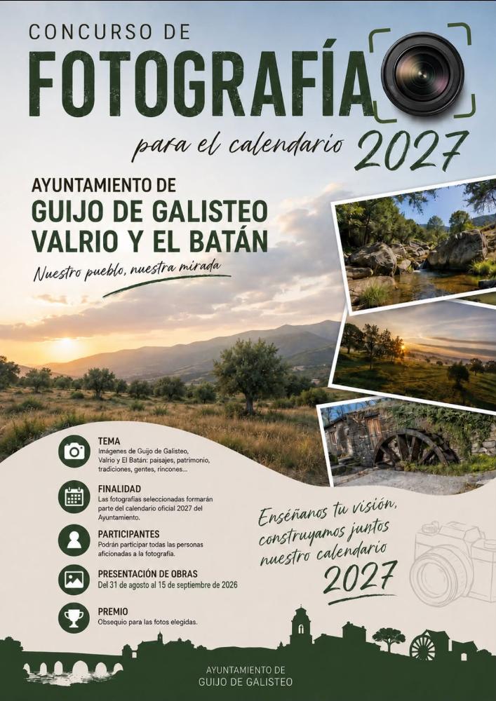 Imagen CONCURSO DE FOTOGRAFÍA-CALENDARIO 2027