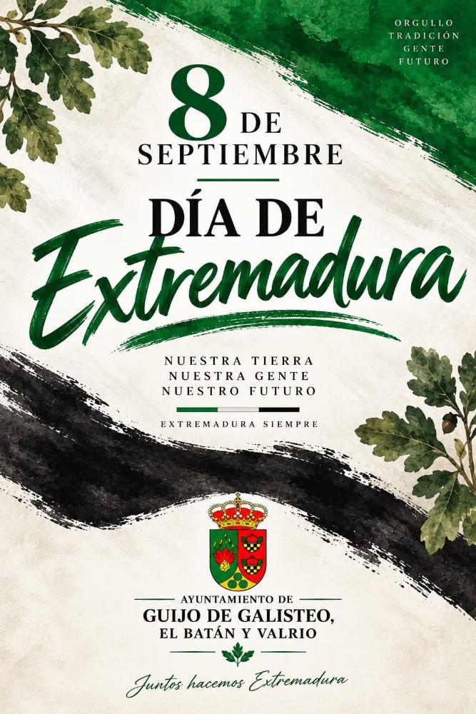 Imagen ¡Feliz Día de Extremadura para todos los extremeños!